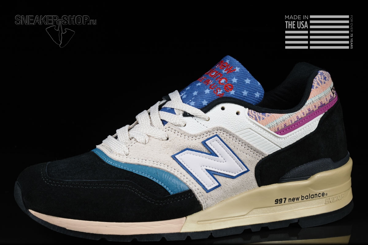 New Balance M997PAL Festival Pack White/Black-Multi color Made in