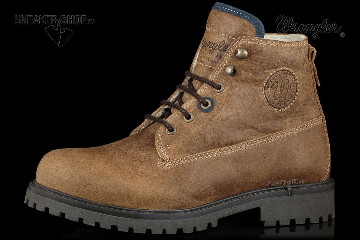 Зимние ботинки Wrangler Yuma Ankle Boot(арт. WM1321102-28 Brown) купит винтернет магазине SNEAKER-SHOP.ru